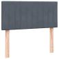 Preview: Boxspringbett mit Matratze Dunkelgrau 80x220 cm Samt