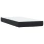 Preview: Boxspringbett mit Matratze Schwarz 90x220 cm Samt