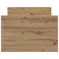 Preview: Bettgestell ohne Matratze Artisan-Eiche 100x200cm Holzwerkstoff