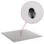 Preview: Regenbrause Edelstahl 304 50x50 cm Quadrat