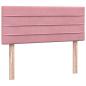 Preview: Boxspringbett mit Matratze Rosa 120x220 cm Samt