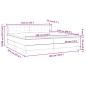Preview: Boxspringbett mit Matratzen Dunkelgrau 180x220 cm Samt