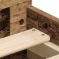 Preview: Bettgestell ohne Matratze Altholz-Optik 100x200cm Holzwerkstoff