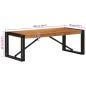 Preview: Couchtisch 100x50x35 cm Massivholz Akazie