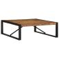 Preview: ARDEBO.de - Couchtisch Mehrfarbig 100x100x35 cm Altholz Massivholz