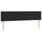 Preview: Boxspringbett mit Matratze Schwarz 180x220 cm Samt