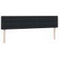 Preview: Boxspringbett mit Matratze Schwarz 180x220 cm Samt