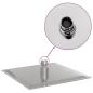 Preview: Regenbrause Edelstahl 304 20x20 cm Quadrat