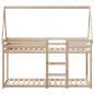 Preview: Etagenbett ohne Matratze 90x190 cm Massivholz Kiefer