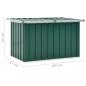 Preview: Gartenbox Grün 109x67x65 cm