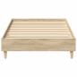 Preview: Bettgestell ohne Matratze Sonoma-Eiche 90x200 cm Holzwerkstoff