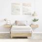 Preview: ARDEBO.de - Bettgestell ohne Matratze Sonoma-Eiche 75x190 cm Holzwerkstoff