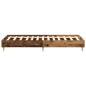 Preview: Bettgestell ohne Matratze Altholz-Optik 90x200cm Holzwerkstoff