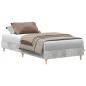 Preview: Bettgestell ohne Matratze Betongrau 100x200 cm Holzwerkstoff