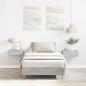Preview: ARDEBO.de - Bettgestell ohne Matratze Grau Sonoma 90x190 cm Holzwerkstoff