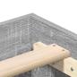 Preview: Bettgestell ohne Matratze Grau Sonoma 90x190 cm Holzwerkstoff
