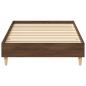 Preview: Bettgestell ohne Matratze Braun Eichen-Optik 90x200 cm