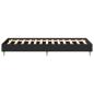 Preview: Bettgestell ohne Matratze Schwarz 100x200 cm Holzwerkstoff