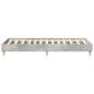 Preview: Bettgestell ohne Matratze Betongrau 75x190 cm Holzwerkstoff