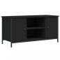 Preview: TV-Schrank Schwarz 100x40x50 cm Holzwerkstoff