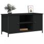 Preview: TV-Schrank Schwarz 100x40x50 cm Holzwerkstoff
