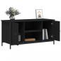 Preview: TV-Schrank Schwarz 100x40x50 cm Holzwerkstoff
