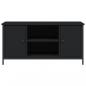 Preview: TV-Schrank Schwarz 100x40x50 cm Holzwerkstoff