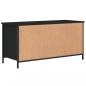 Preview: TV-Schrank Schwarz 100x40x50 cm Holzwerkstoff