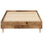 Preview: Bettgestell ohne Matratze Altholz-Optik 90x190cm Holzwerkstoff