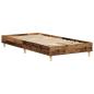 Preview: Bettgestell ohne Matratze Altholz-Optik 90x190cm Holzwerkstoff