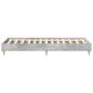 Preview: Bettgestell ohne Matratze Betongrau 90x190 cm Holzwerkstoff