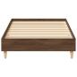 Preview: Bettgestell ohne Matratze Braun Eichen-Optik 100x200 cm