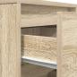 Preview: Nachttische mit LED-Leuchten 2 Stk. Sonoma-Eiche 38x34x50 cm