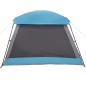 Preview: Familienzelt für 6 Personen Blau Wasserdicht
