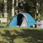 Preview: ARDEBO.de - Campingzelt 4 Personen Blau Wasserdicht