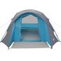 Preview: Campingzelt 4 Personen Blau Wasserdicht