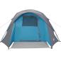 Preview: Campingzelt 4 Personen Blau Wasserdicht