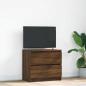 Preview: ARDEBO.de - TV-Schrank Braun Eichen-Optik 60x35x54 cm Holzwerkstoff