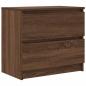 Preview: TV-Schrank Braun Eichen-Optik 60x35x54 cm Holzwerkstoff