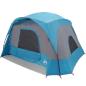 Preview: Familienzelt für 6 Personen Blau Wasserdicht