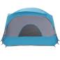 Preview: Familienzelt für 6 Personen Blau Wasserdicht