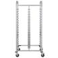 Preview: Tablettwagen mit 32 GN-Behältern 75x55x162,5 cm Edelstahl