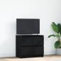 Preview: ARDEBO.de - TV-Schrank Schwarz 60x35x54 cm Holzwerkstoff