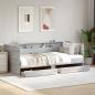 Preview: Tagesbett mit Schubladen ohne Matratze Grau Sonoma 90x200 cm