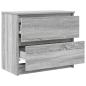 Preview: TV-Schrank Grau Sonoma 60x35x54 cm Holzwerkstoff