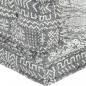 Preview: Palettensofa-Auflage Hellgrau Stoff Patchwork