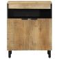 Preview: Sideboard Braun 60x33x75 cm Massivholz Mango