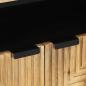 Preview: Sideboard Braun 60x33x75 cm Massivholz Mango