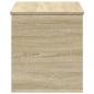 Preview: Truhe Sonoma-Eiche 100x42x46 cm Holzwerkstoff