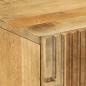 Preview: ARDEBO.de - Highboard Braun 60x33x100 cm Massivholz Mango